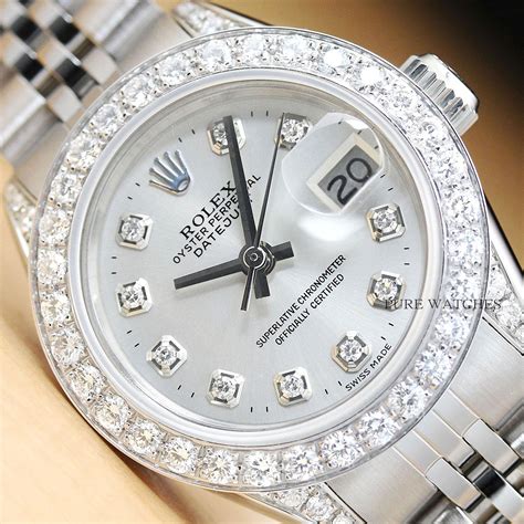 rolex original diamond watch|rolex diamond watch women's.